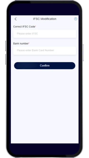 fill details for post login issue